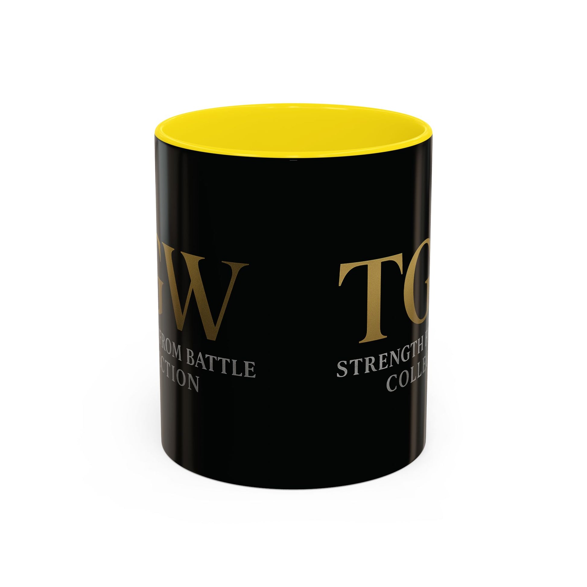 Empowering Accent Coffee Mug - Strength from Battle Collection, Motivational Gift, Coffee Cup, Inspirational Mug, Tea Gift Idea