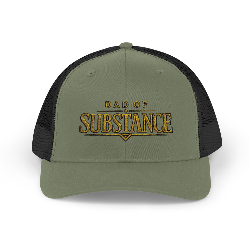 TGW COLLECTION TM - Dad of Substance Snapback Trucker Cap