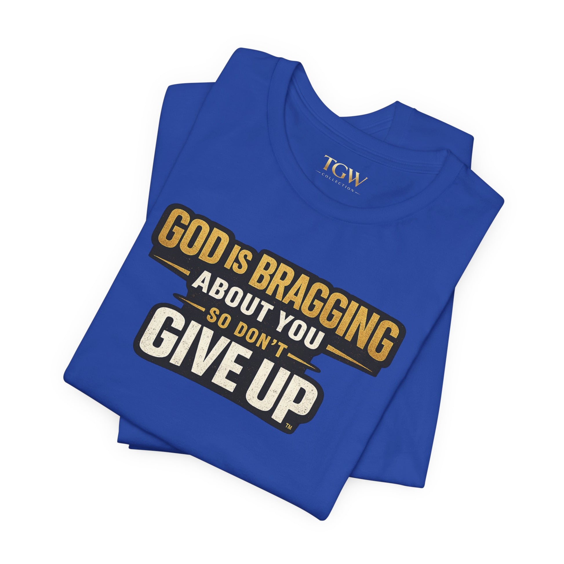 God is Bragging About You - Jersey Short Sleeve Tee