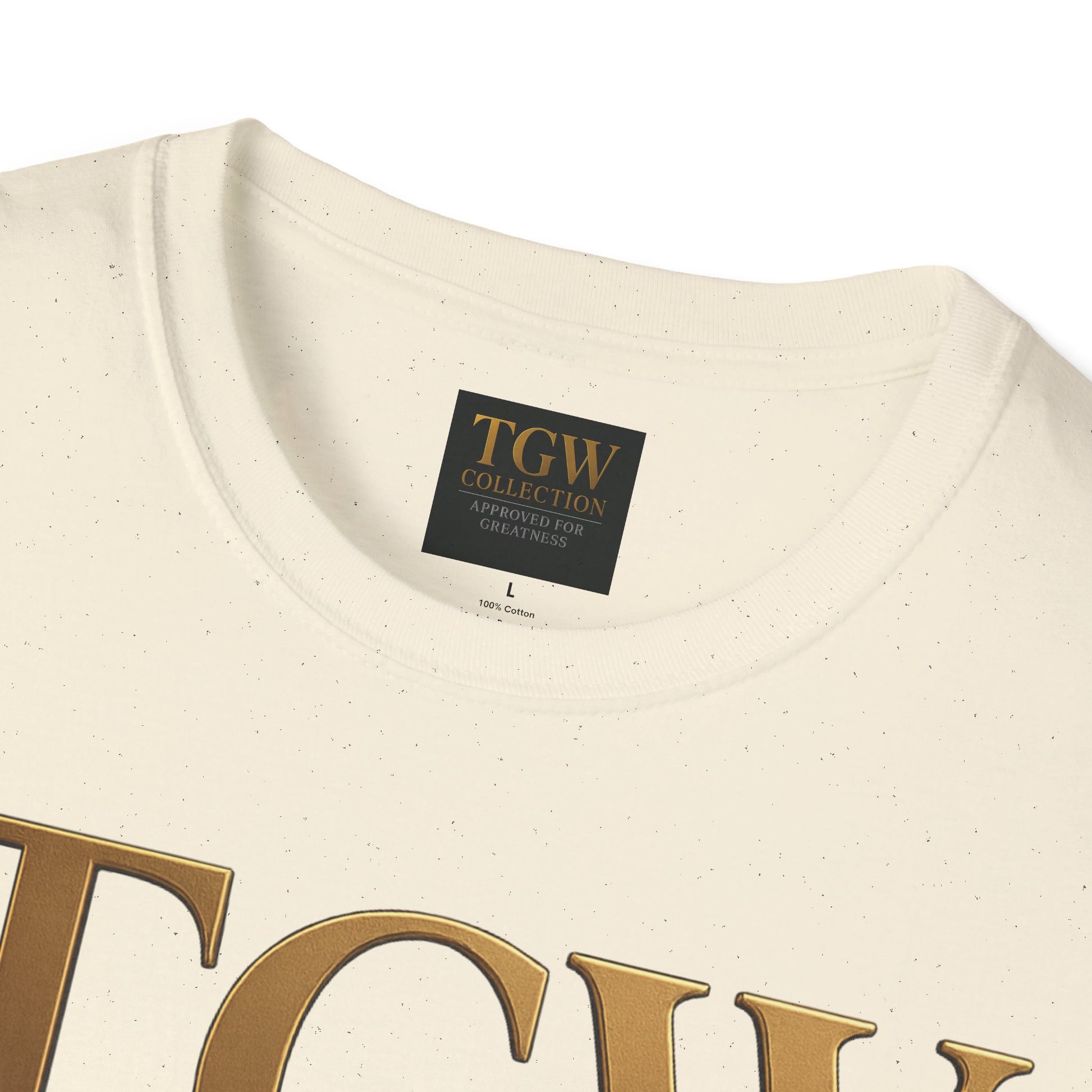 TGW Collection  Soft style T-Shirt | Casual Graphic Tee | Greatness Approved | Perfect for Everyday Wear, Gifts, and Celebrations
