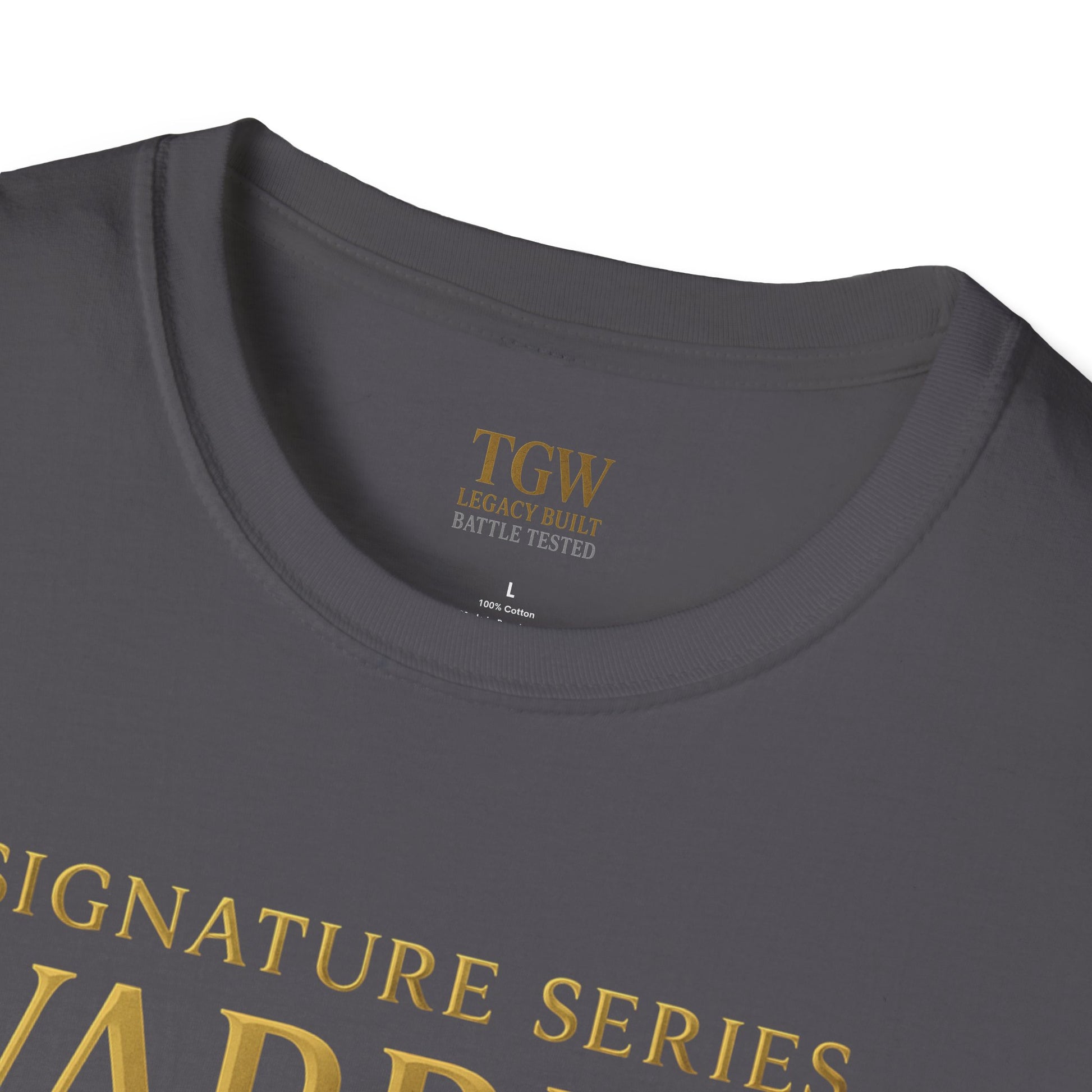 Warrior Gold Unisex Softstyle T-Shirt, Comfortable Tee, Motivational Apparel, Gift for Warriors, Casual Wear, Affirmation Shirt