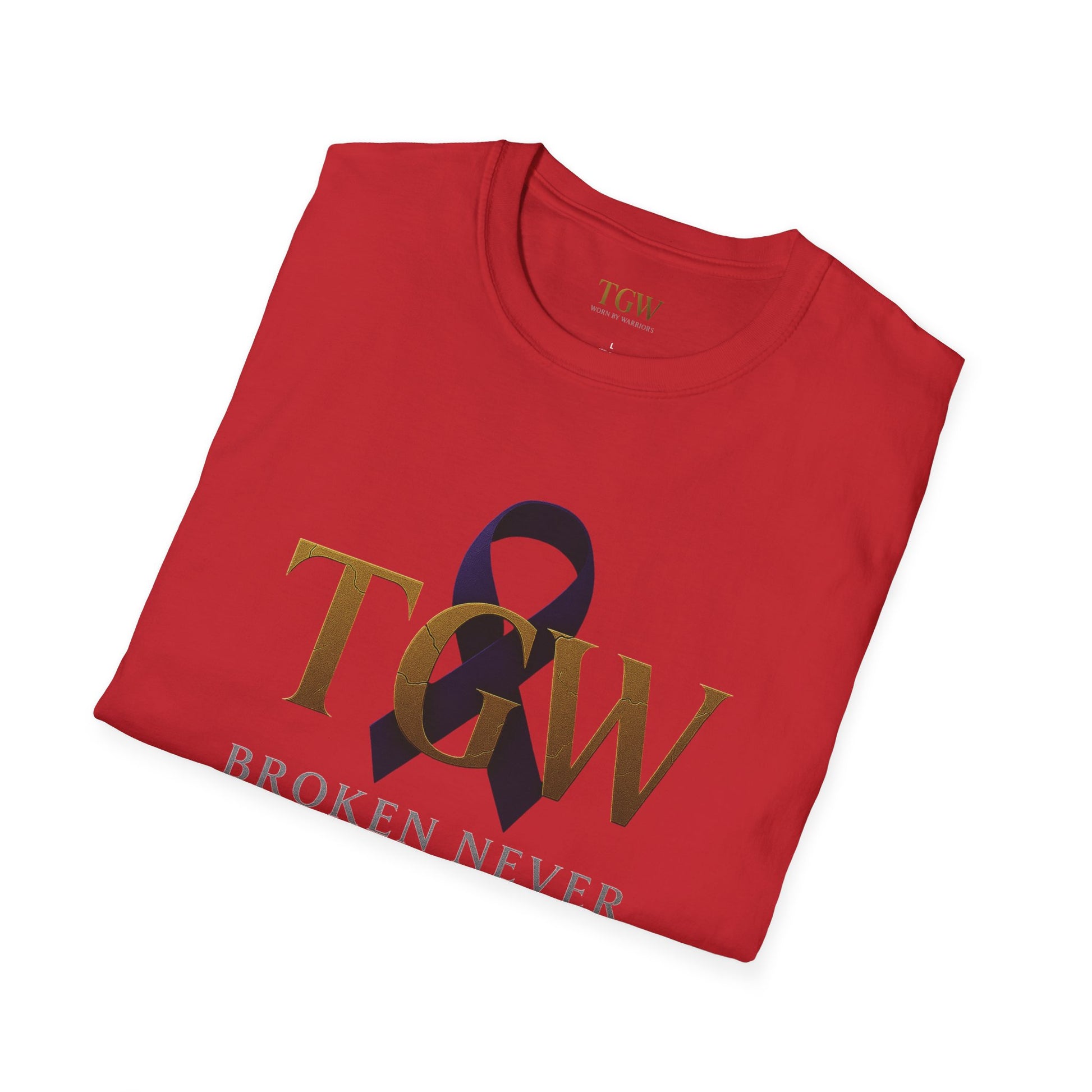Empowering Unisex Softstyle T-Shirt, Supportive Tee for Awareness, Gift for Cancer Fighters, Casual Wear, Inspirational Shirt