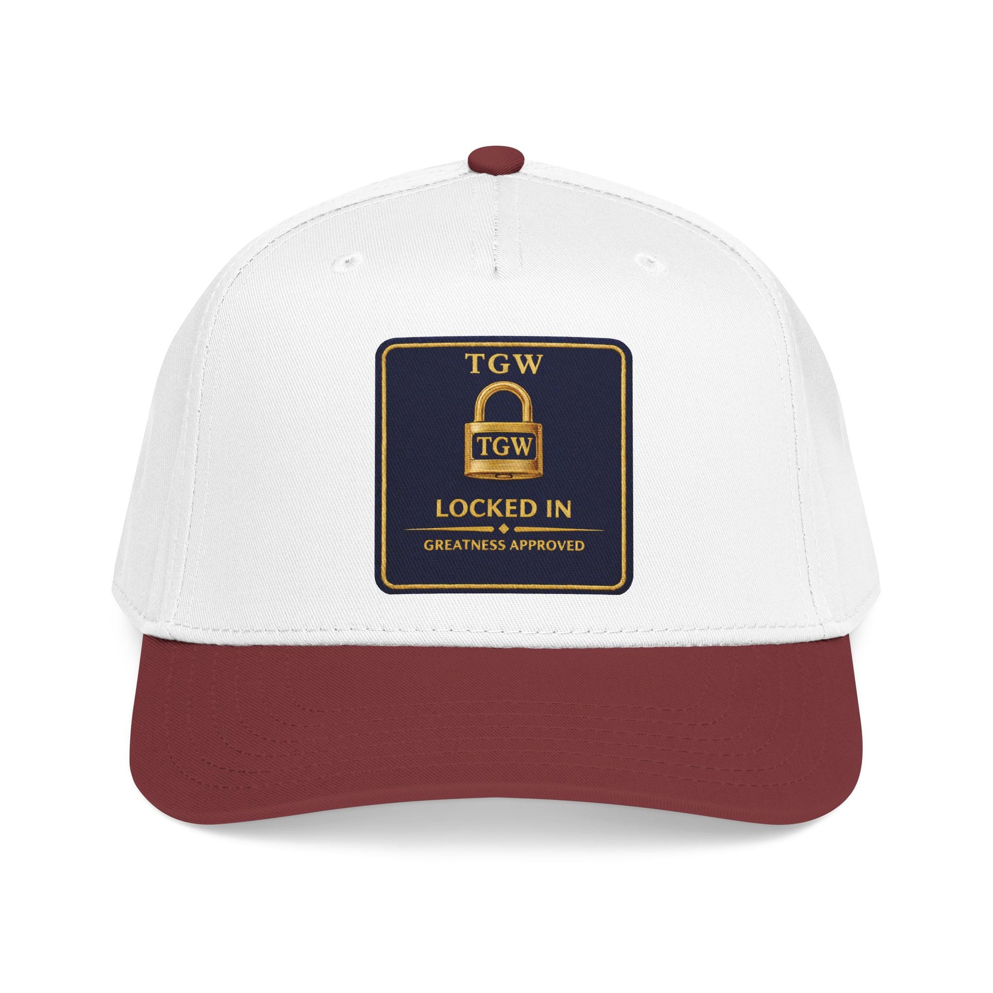 TGW “LOCKED IN” — Greatness Approved   Mid Profile Baseball Cap