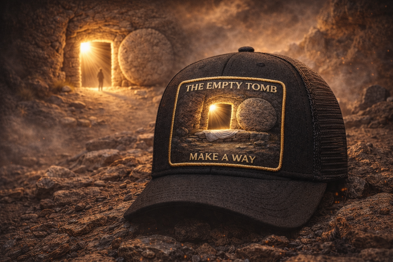 THE EMPTY TOMB — VICTORY IS ALIVE - Mid Profile Baseball Cap